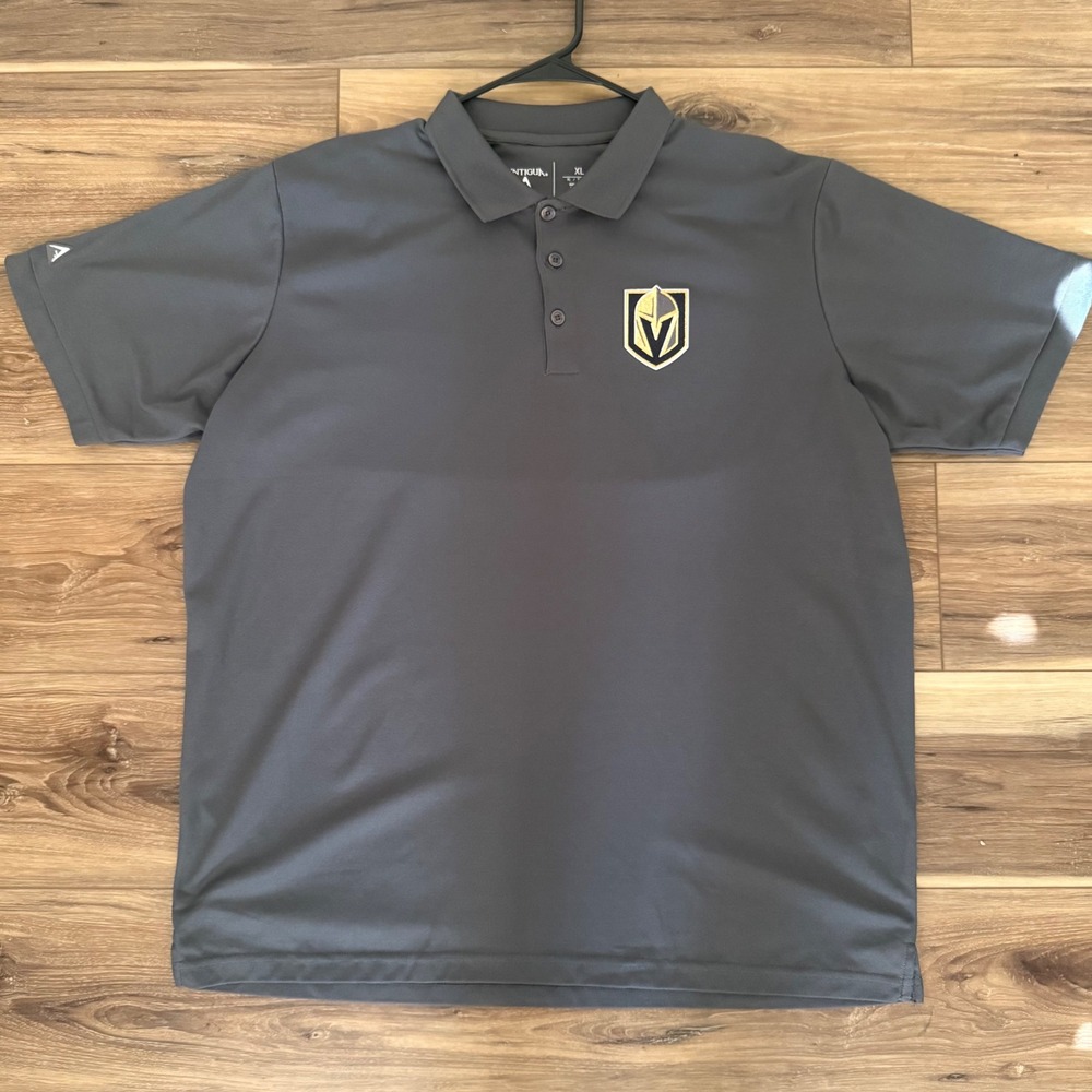 Vegas‎ Golden Knights NHL X Antigua Performance Polo Shirt Men's Size XL